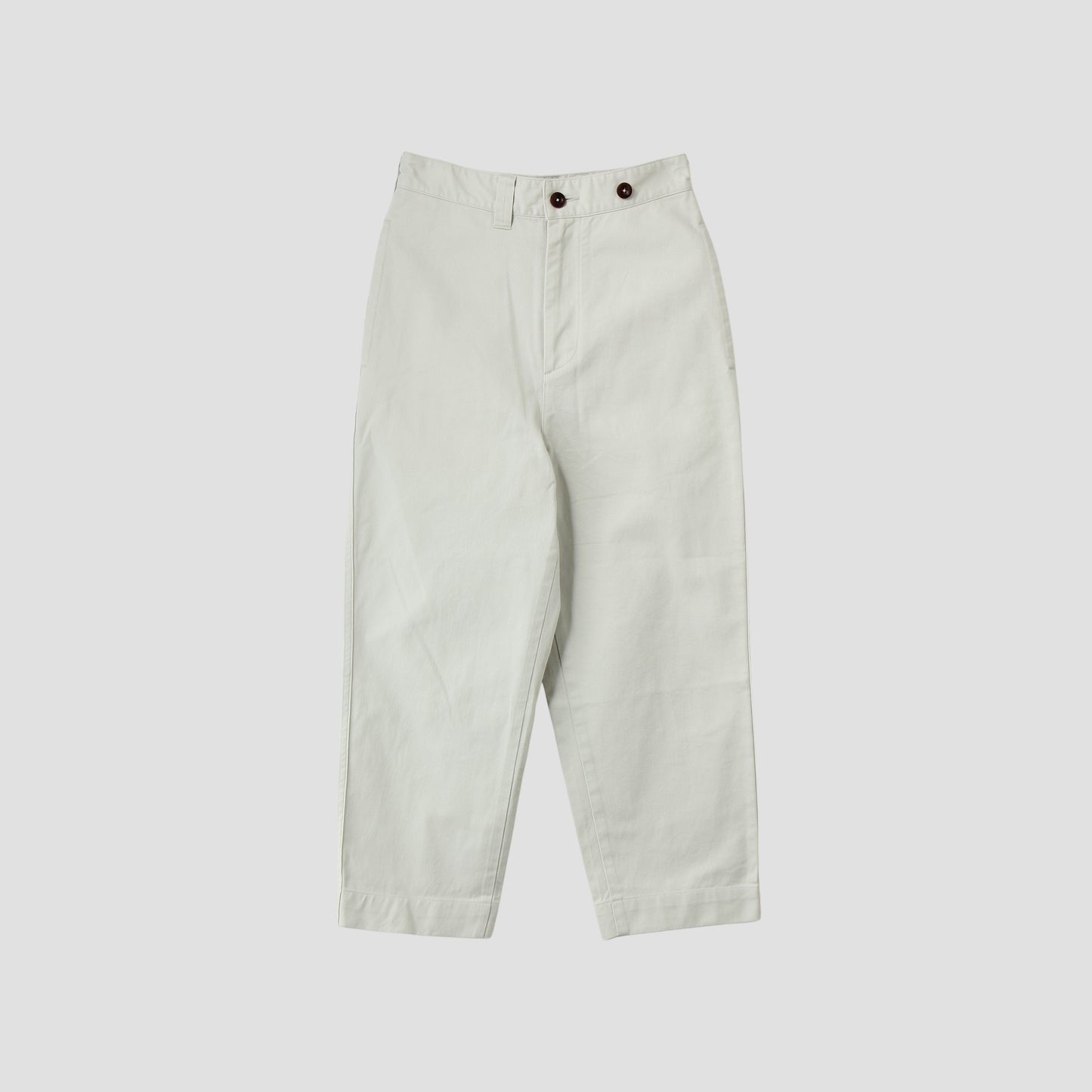 JAPANESE COTTON LINEN DRILL TROUSERS