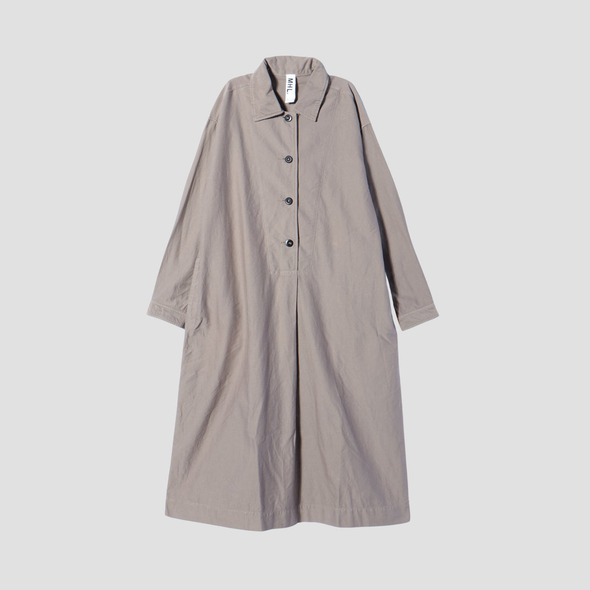 GARMENT DYE COTTON MOLESKIN DRESS