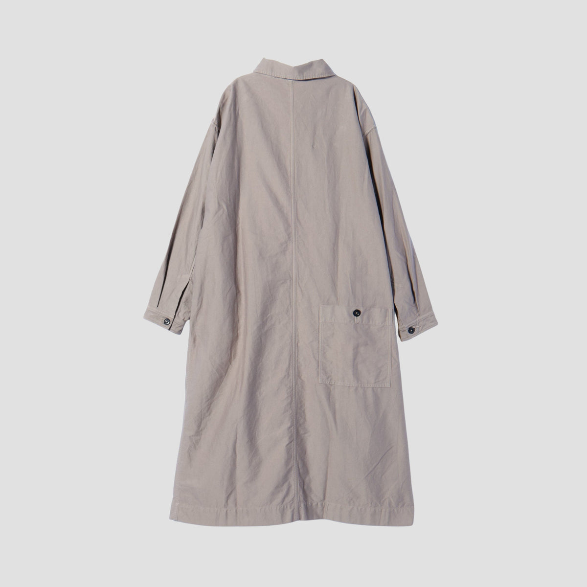 GARMENT DYE COTTON MOLESKIN DRESS