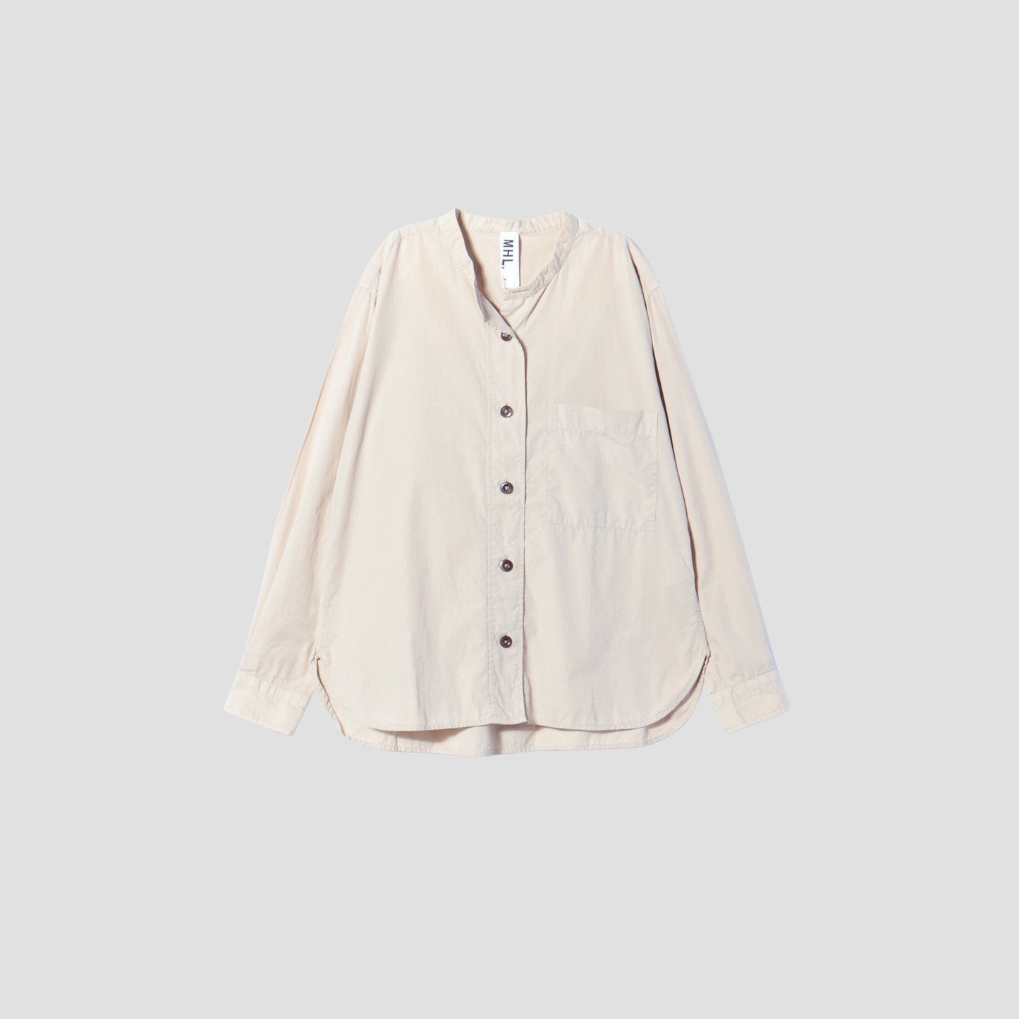GARMENT DYE BASIC POPLIN(MHL SHOP限定) SHIRT