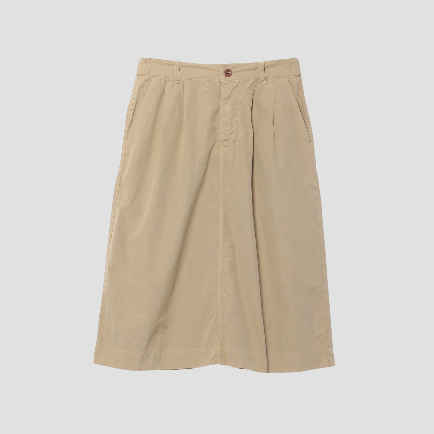 COMPACT TOUGH COTTON POPLIN SKIRT
