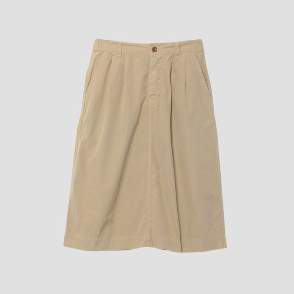 COMPACT TOUGH COTTON POPLIN SKIRT