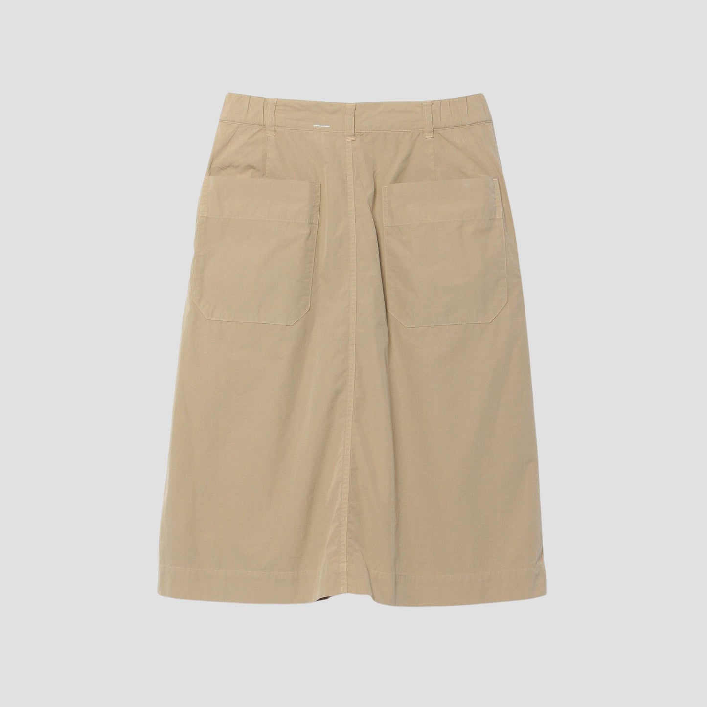 COMPACT TOUGH COTTON POPLIN SKIRT