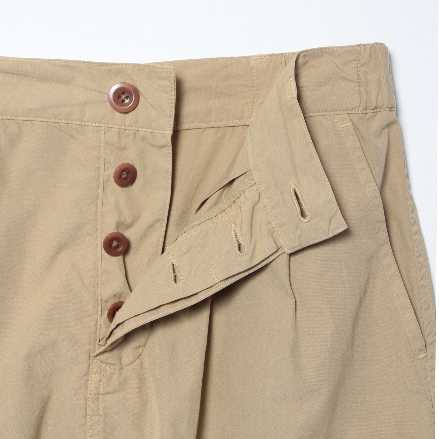 COMPACT TOUGH COTTON POPLIN SKIRT