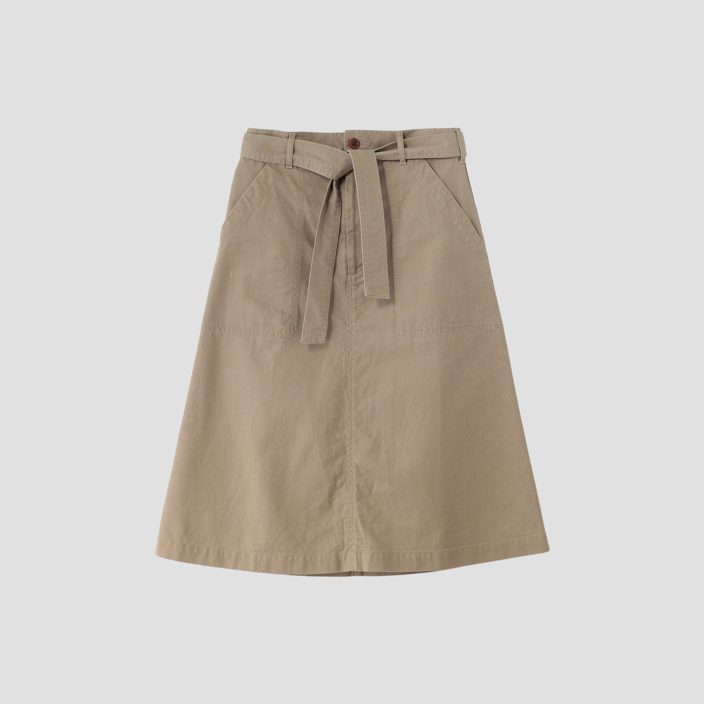 JAPANESE COTTON LINEN DRILL SKIRT