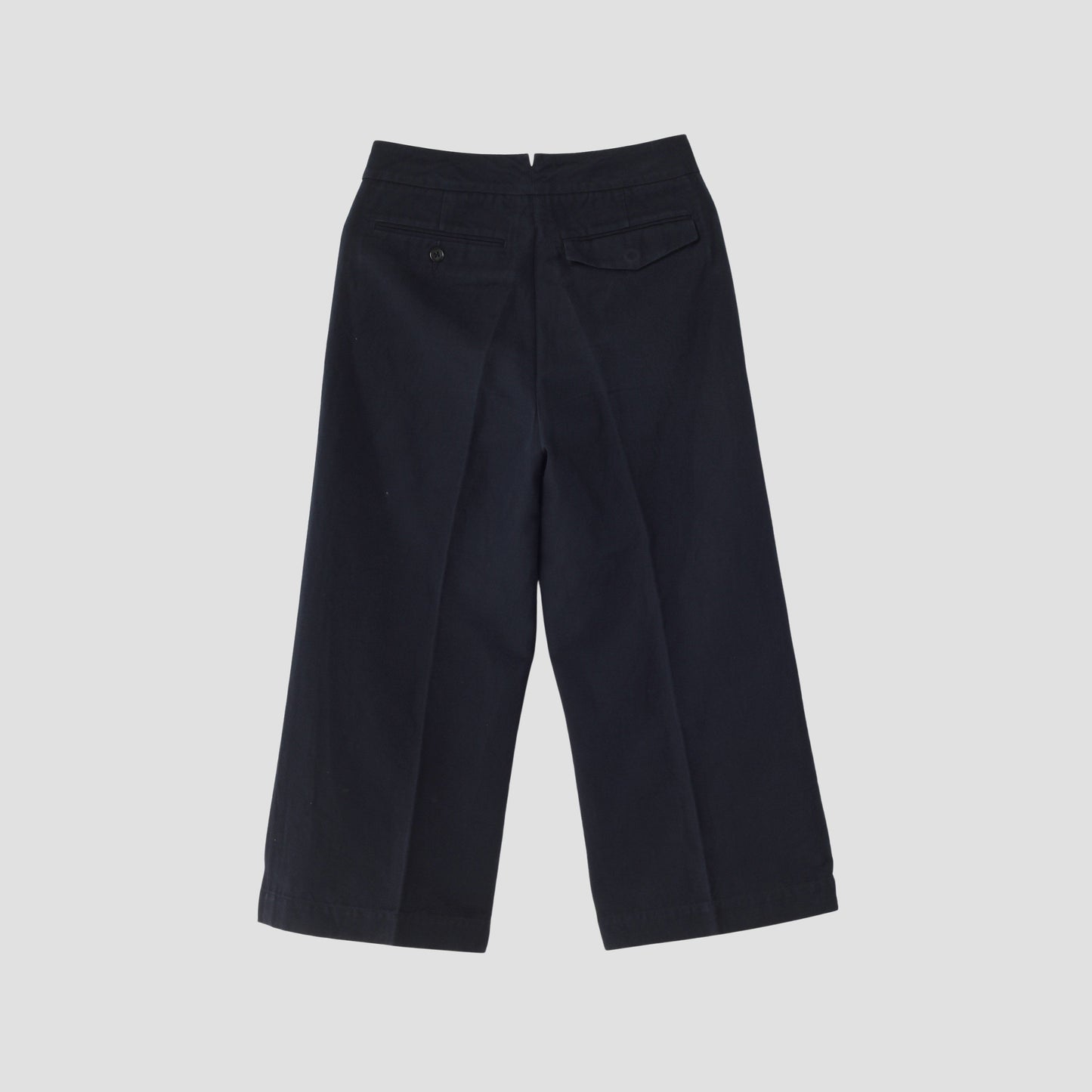 COTTON LINEN TWILL TROUSERS