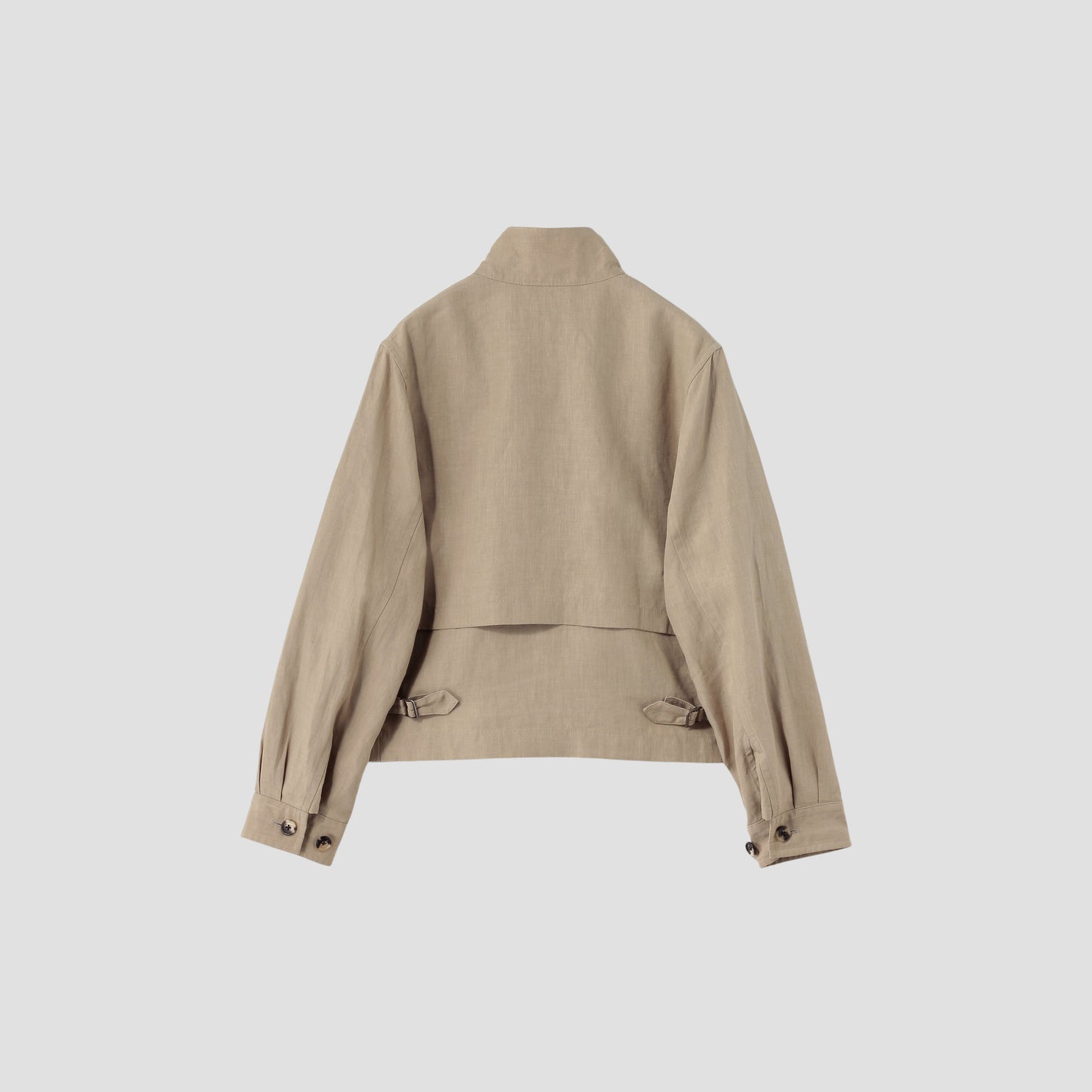 DENSE LINEN POPLIN BLOUSON