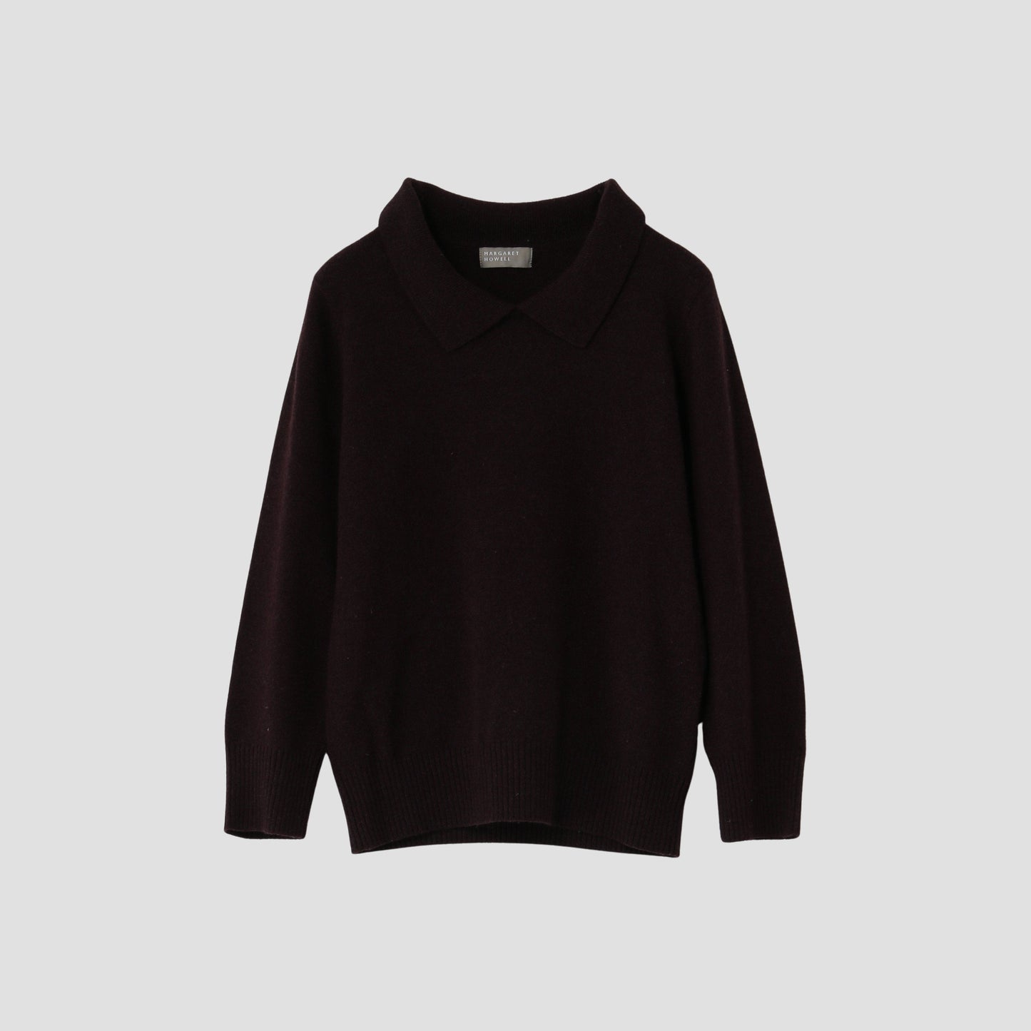 CASHMERE WOOL POLO JUMPER KNIT
