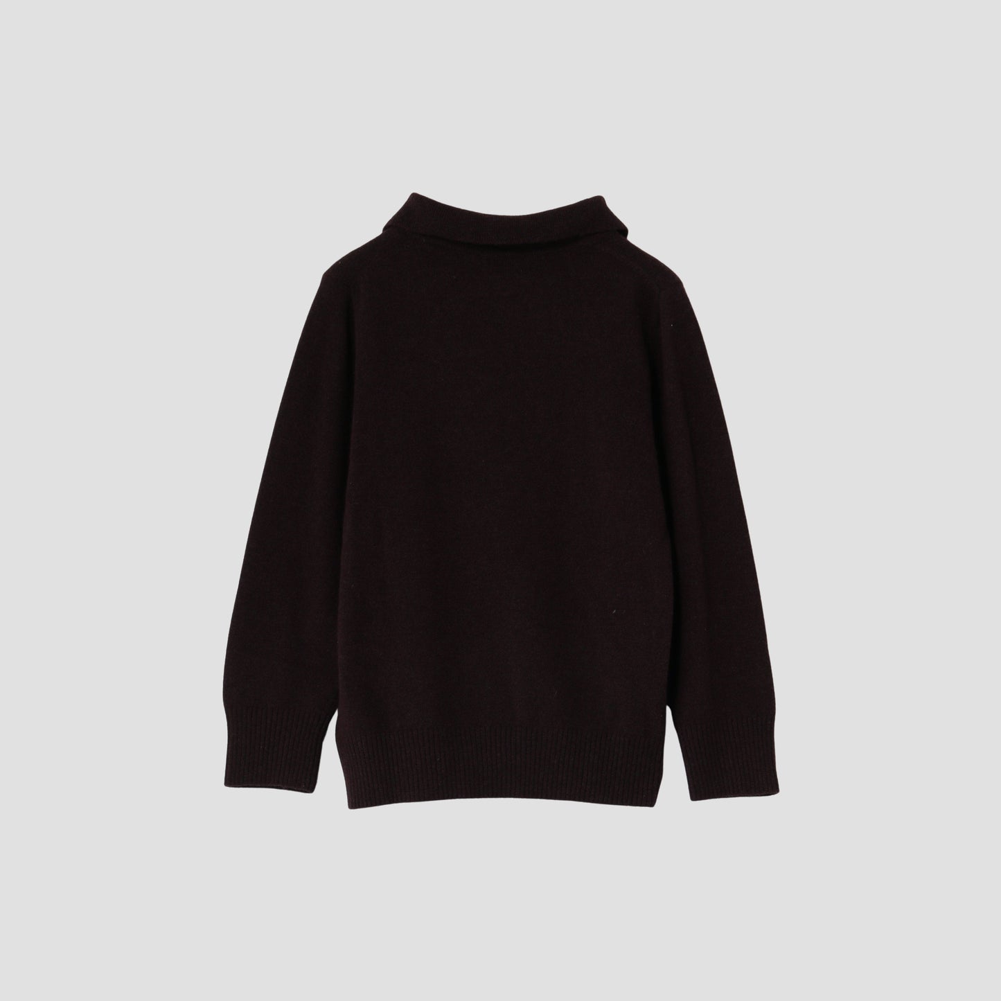 CASHMERE WOOL POLO JUMPER KNIT