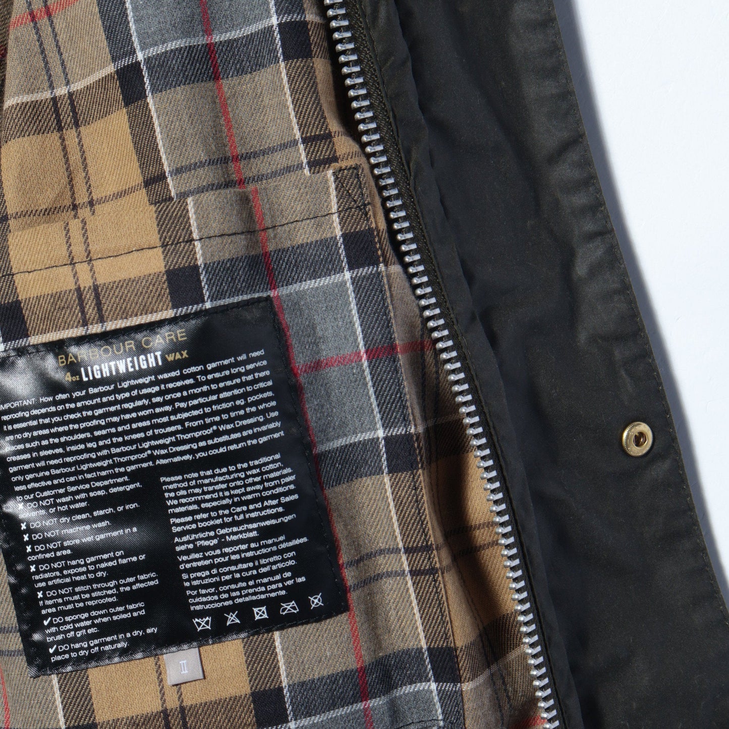 WAXED COTTON COAT