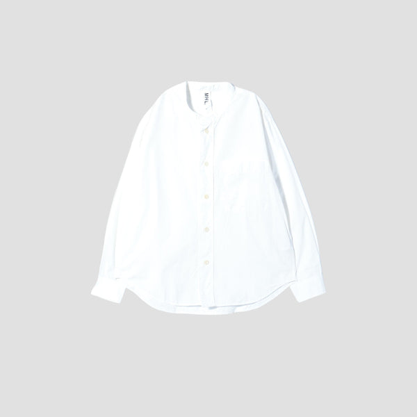 GARMENT DYE COTTON POPLIN SHIRT