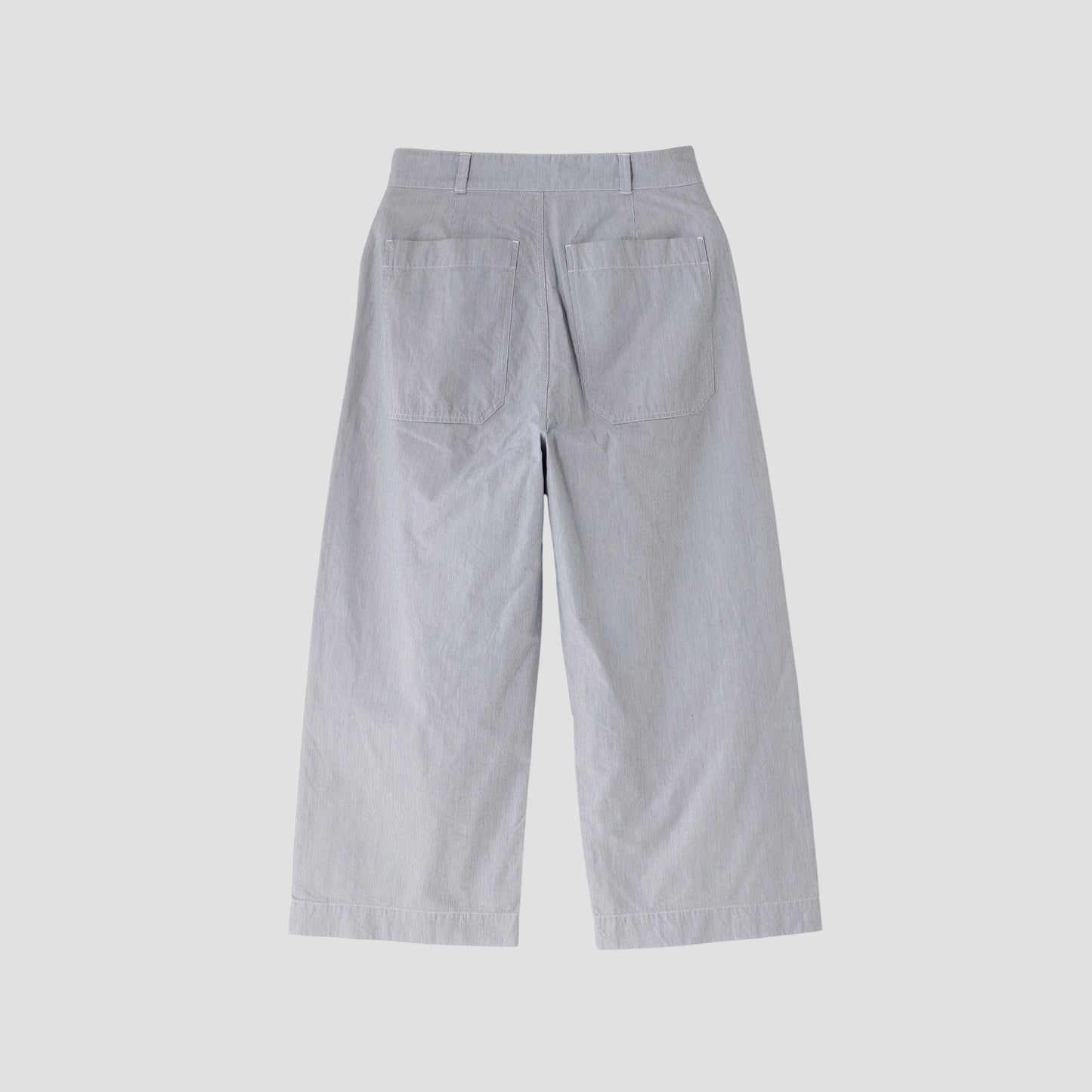 HAIRLINE COTTON TROUSERS