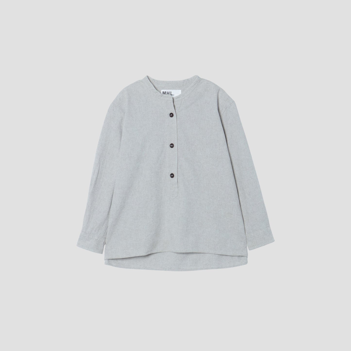 COLOURED COTTON WEAVE(MHL SHOP限定) SHIRT