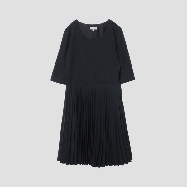 FINE WOOL GABARDINE DRESS