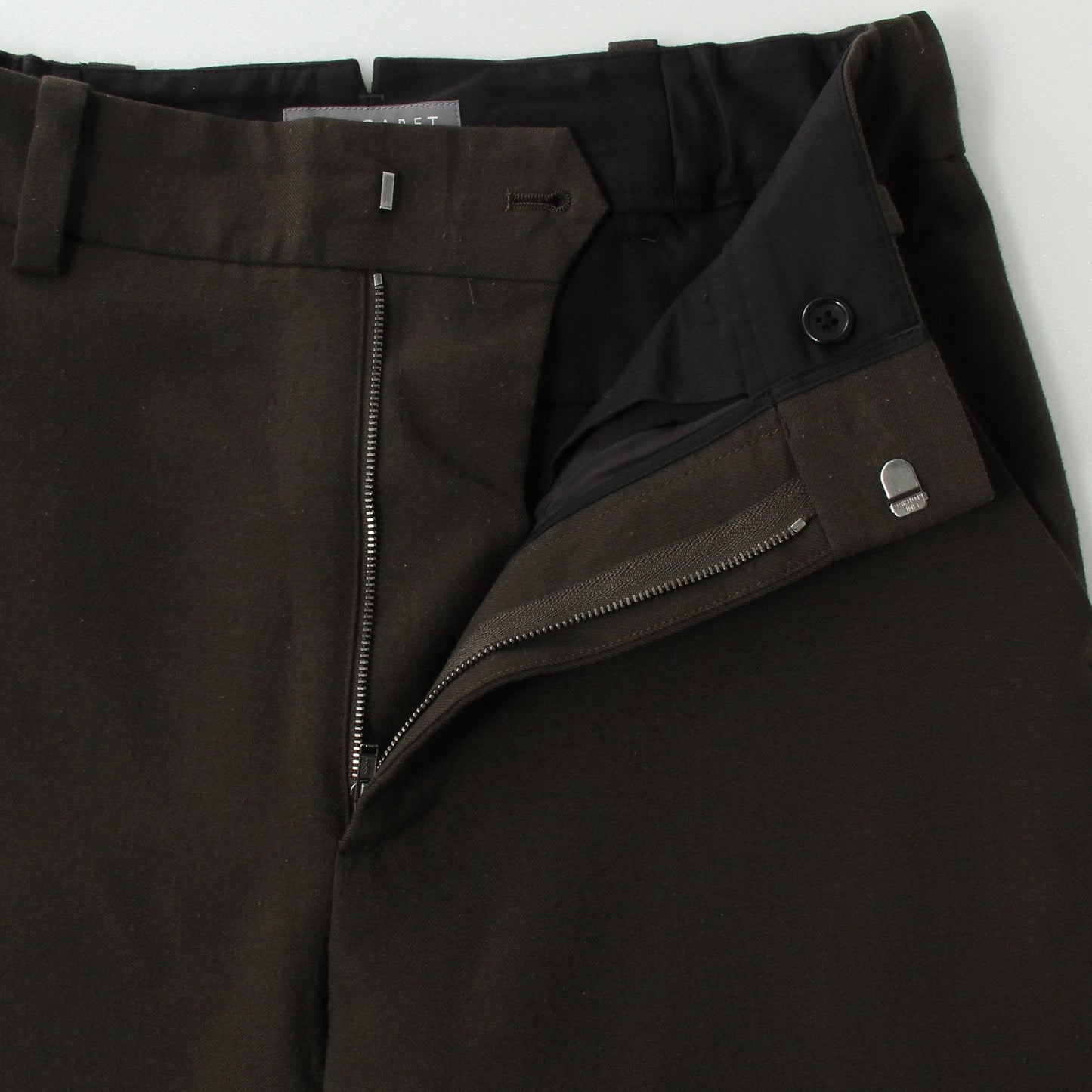 FLANNEL WOOL TROUSERS