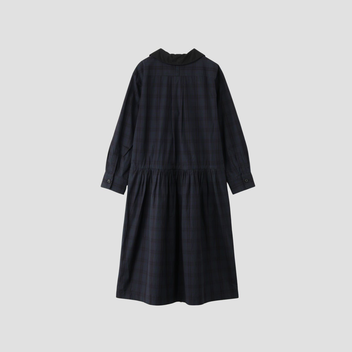 TARTAN POPLIN COTTON DRESS