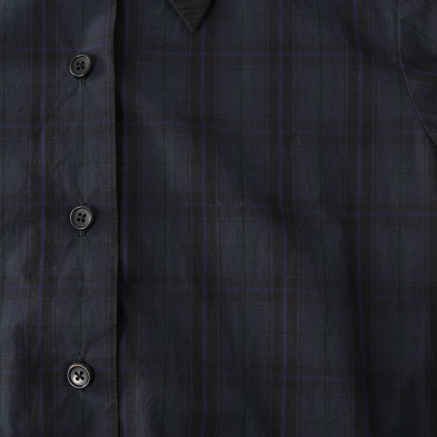 TARTAN POPLIN COTTON DRESS