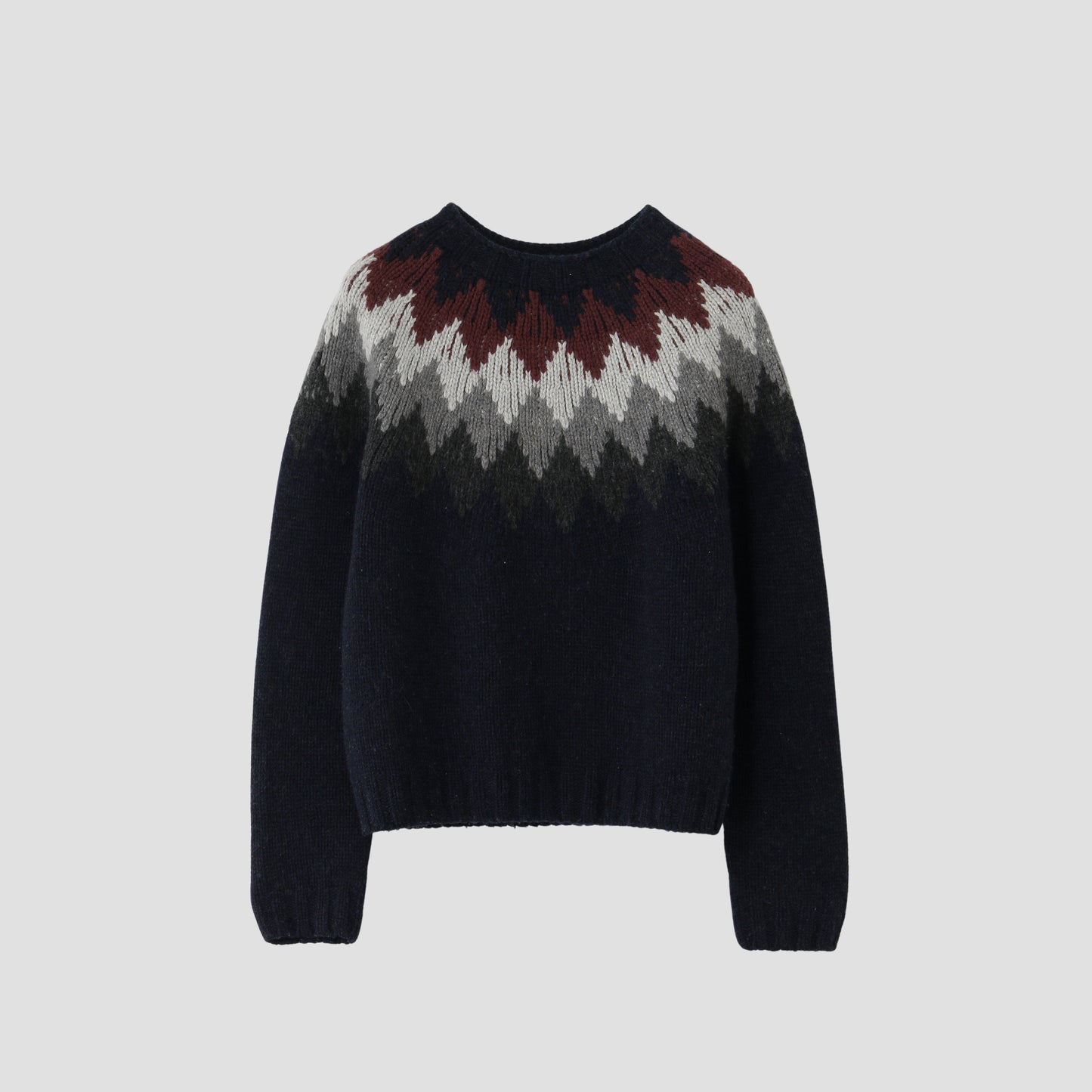 DIAMOND FAIRISLE JUMPER KNIT