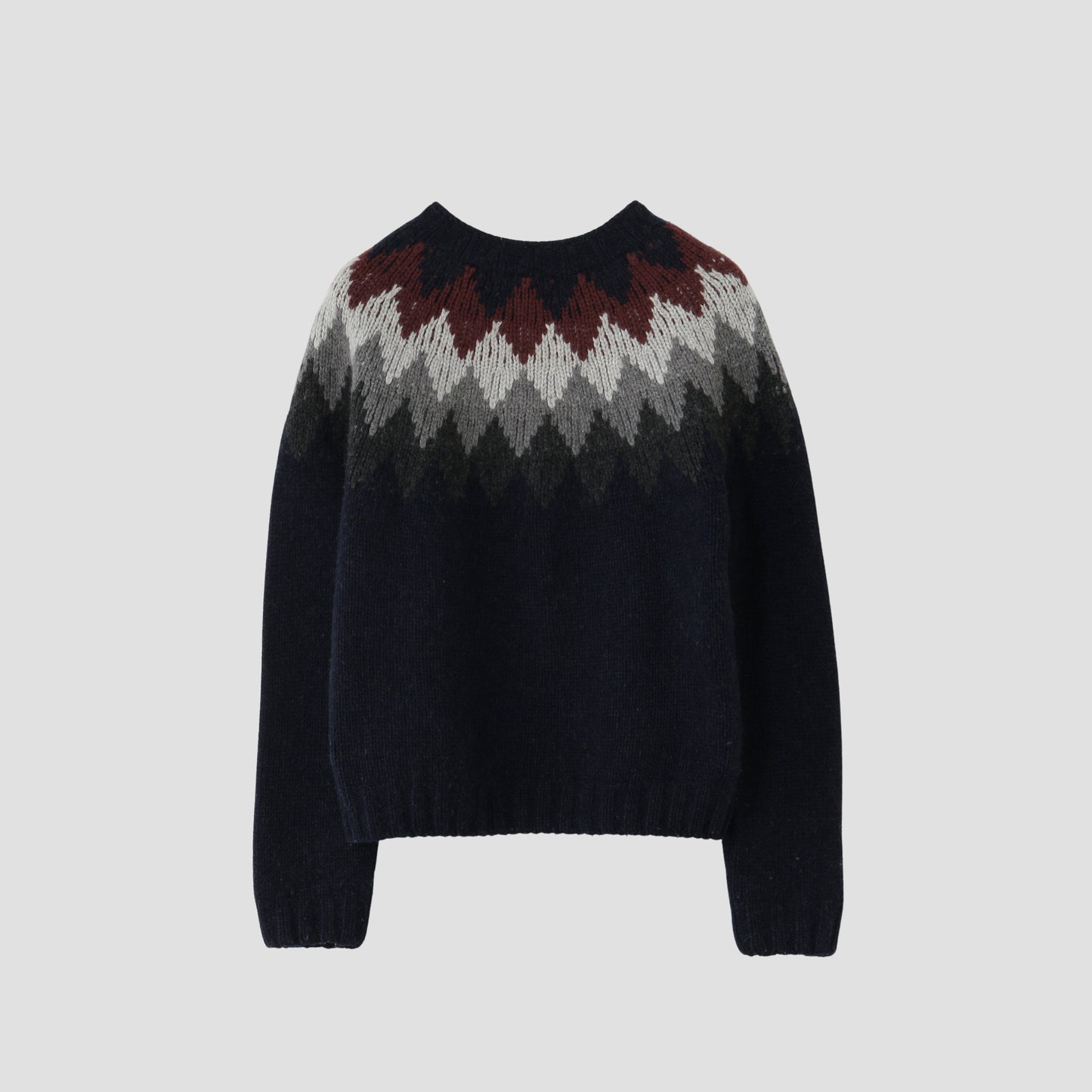 DIAMOND FAIRISLE JUMPER KNIT