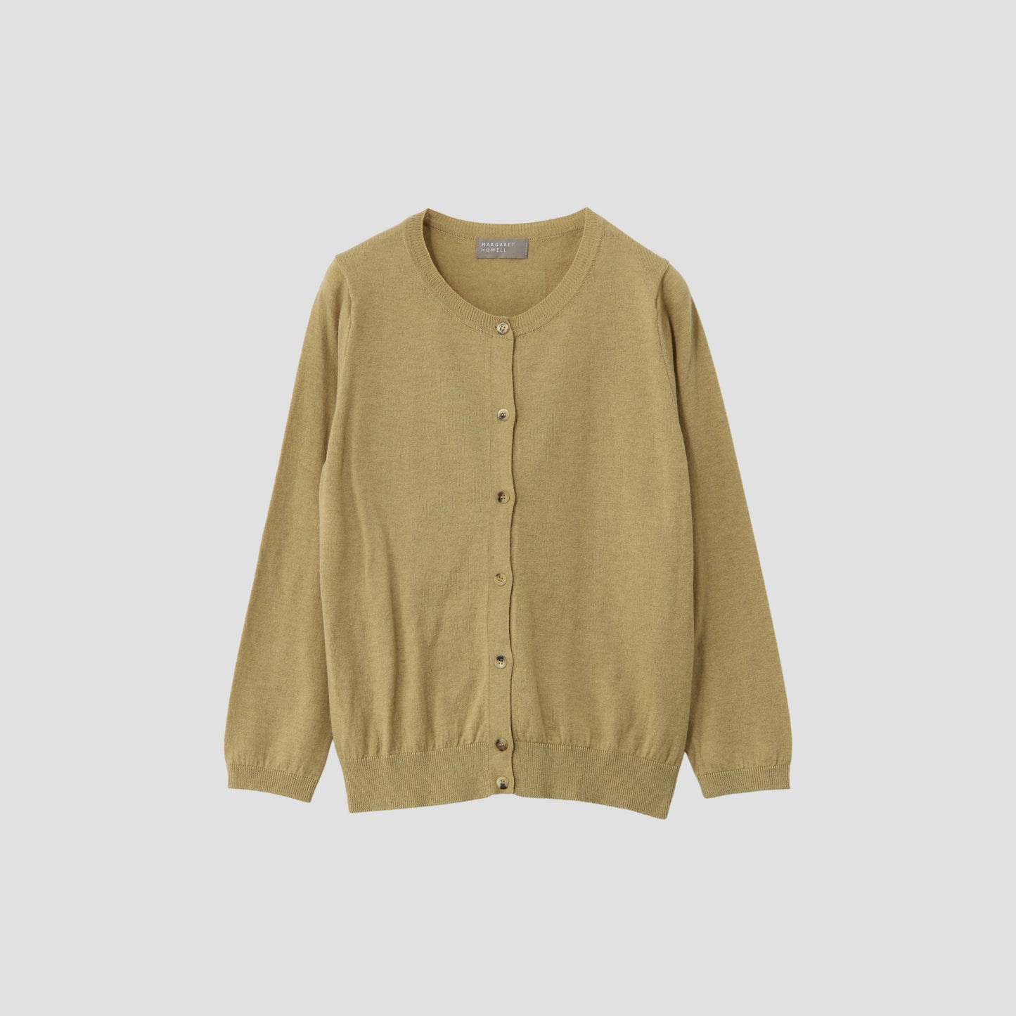WOOL COTTON CARDIGAN KNIT