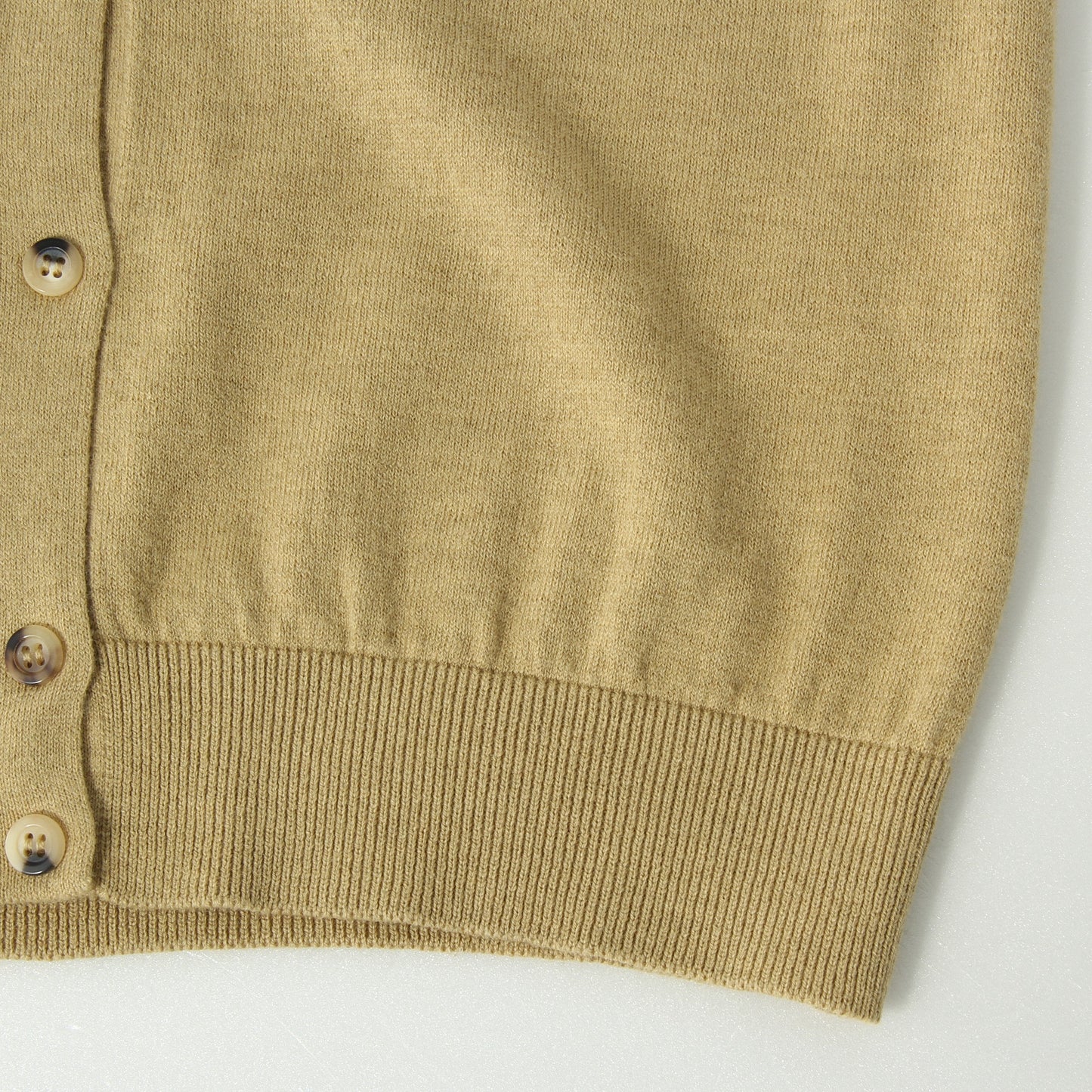 WOOL COTTON CARDIGAN KNIT