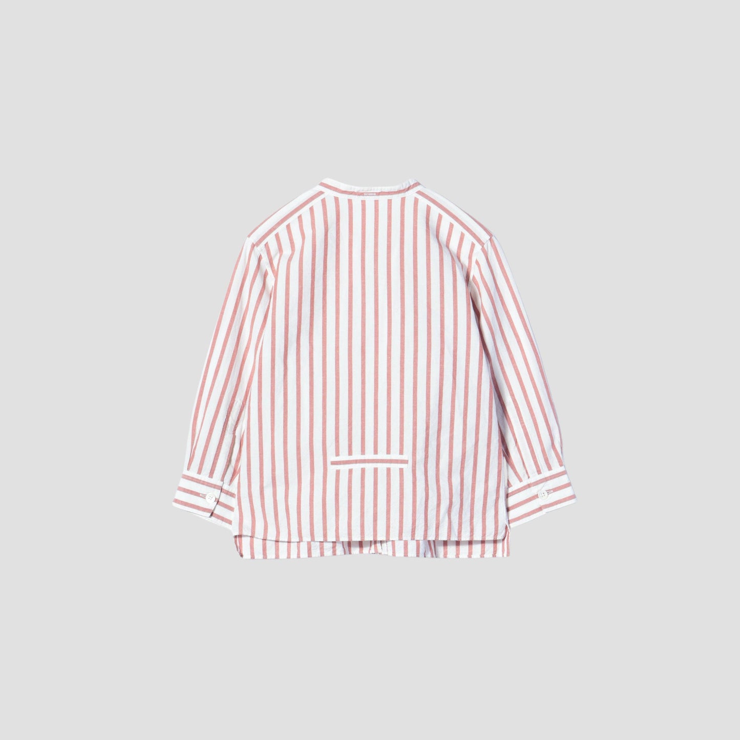 BOLD STRIPE COTTON LINEN SHIRT
