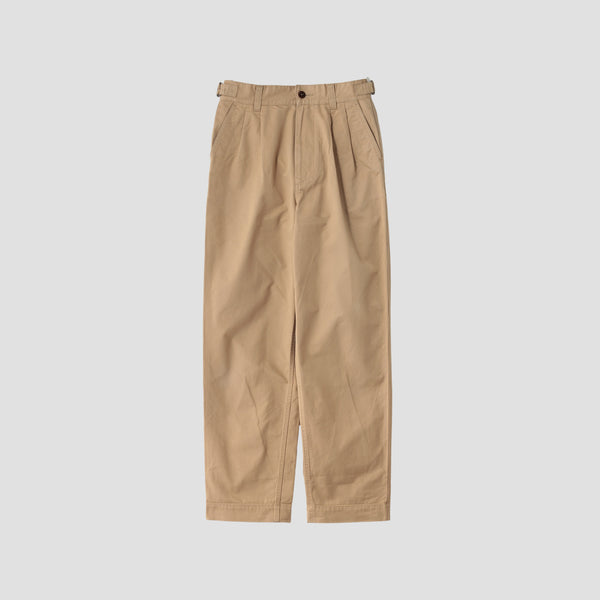 WASHED CHINO COTTON(MHL SHOP限定) TROUSERS