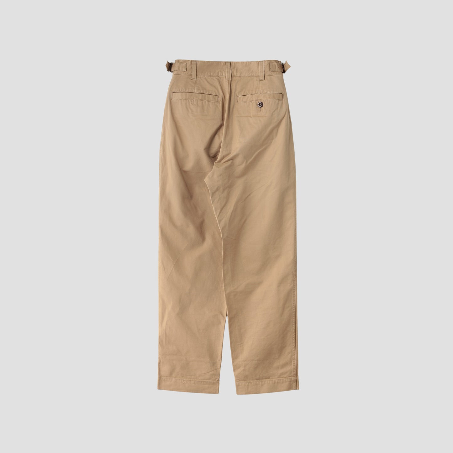 WASHED CHINO COTTON(MHL SHOP限定) TROUSERS