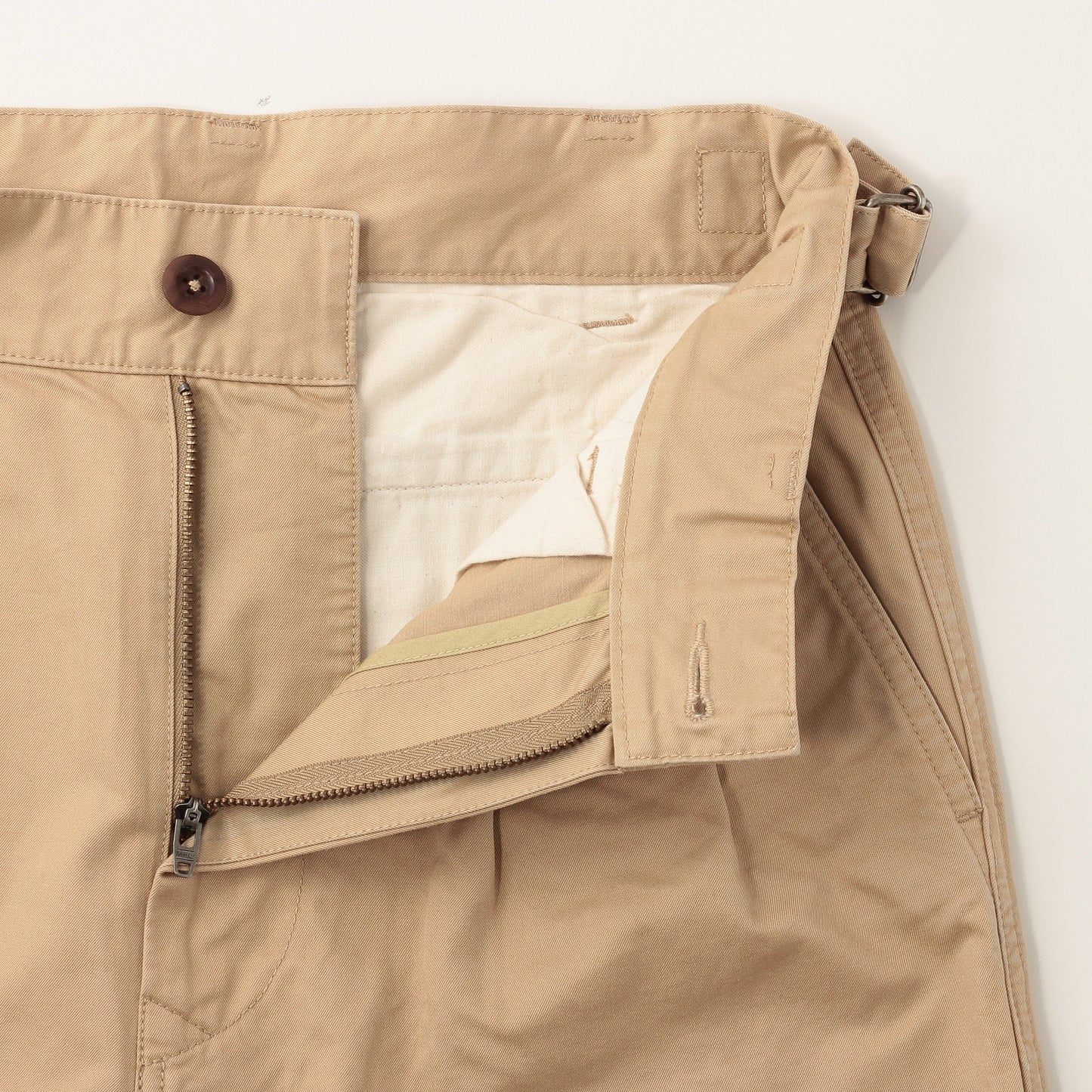 WASHED CHINO COTTON(MHL SHOP限定) TROUSERS
