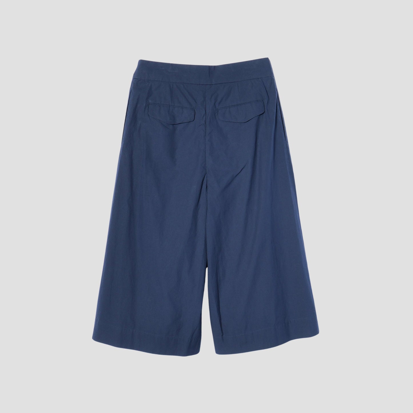WASHED COTTON POPLIN TROUSERS