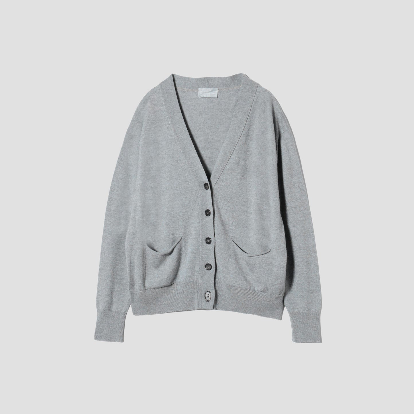 MERINO V NECK CARDIGAN KNIT