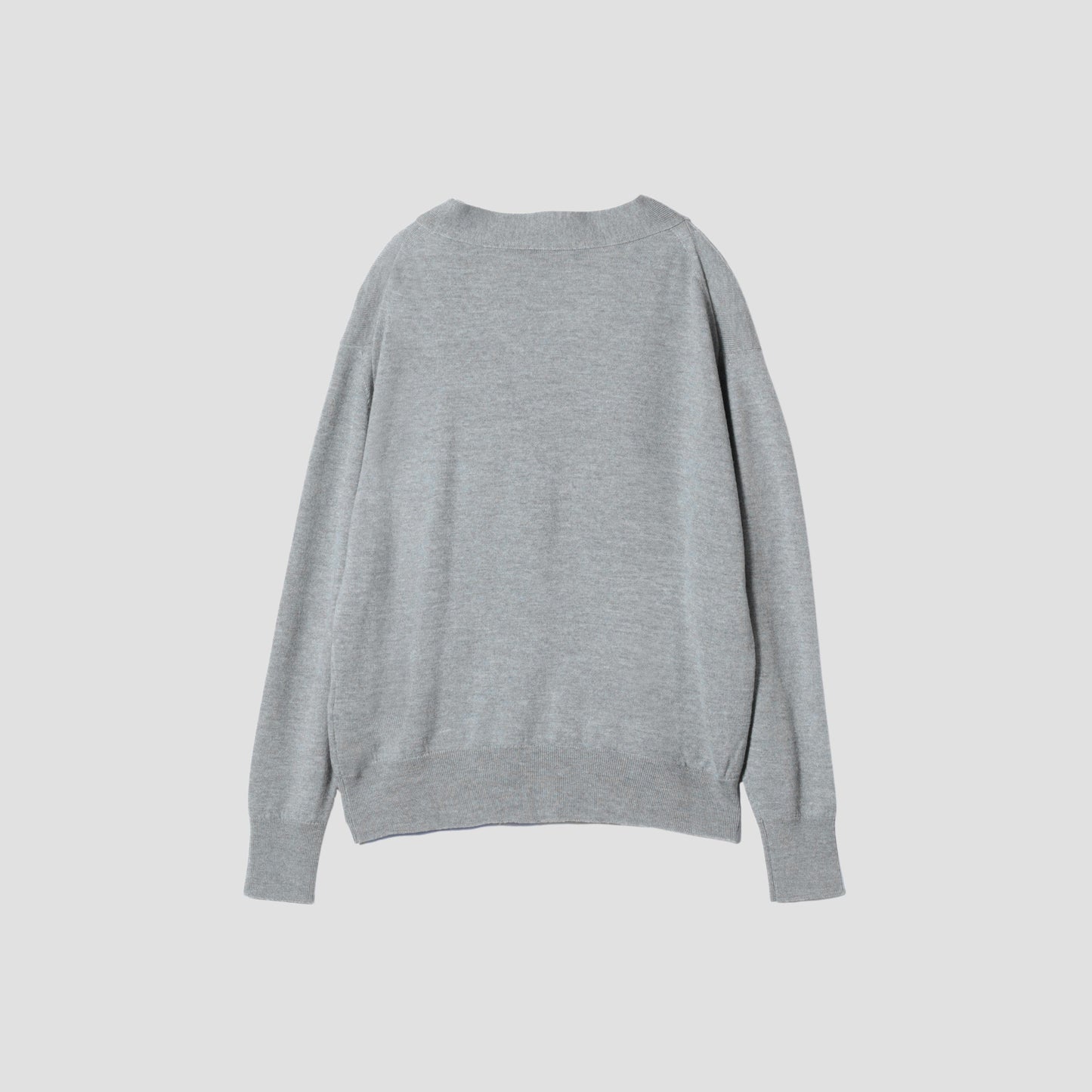 MERINO V NECK CARDIGAN KNIT