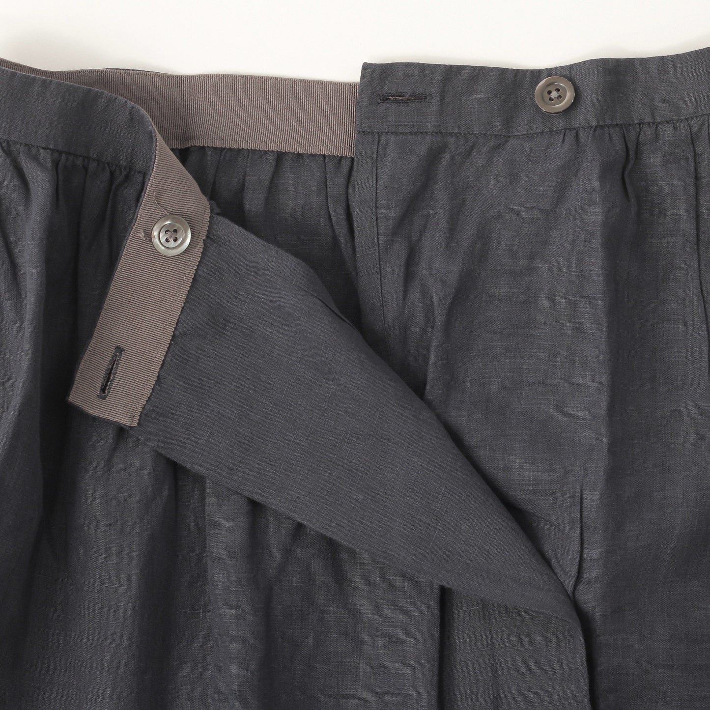 SHIRTING LINEN SKIRT