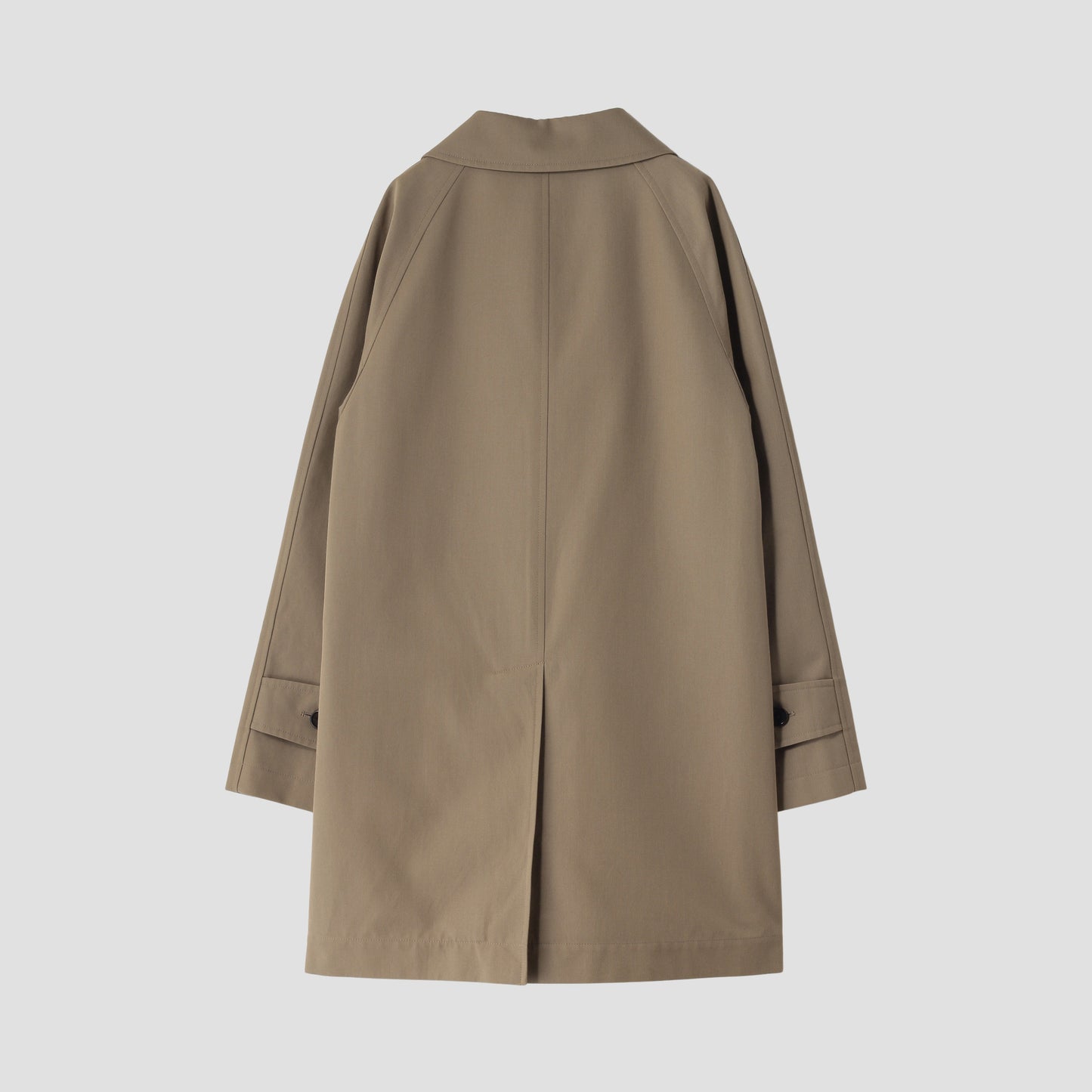 WOOL COTTON GABARDINE COAT