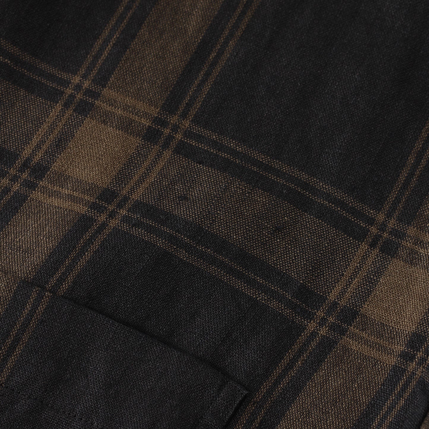 LARGE CHECK LINEN SHIRT