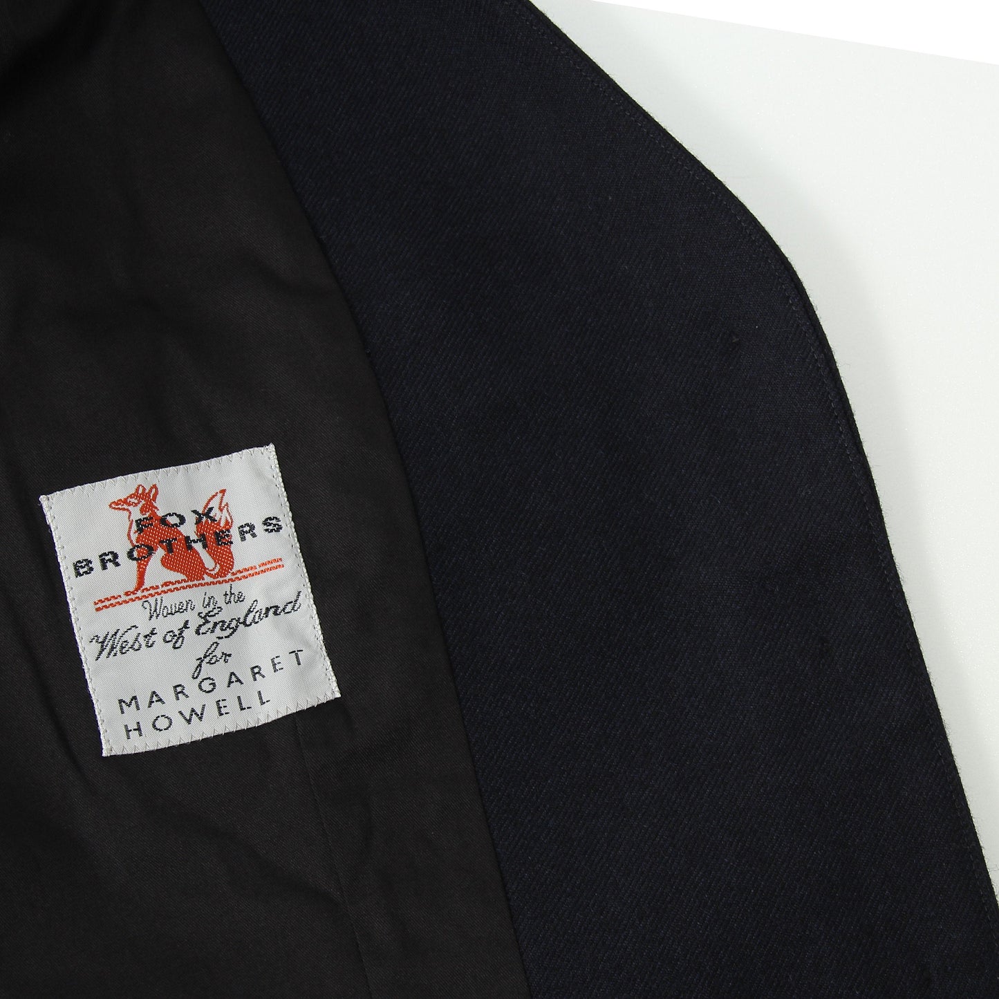 WASHED WOOL SERGE JACKET