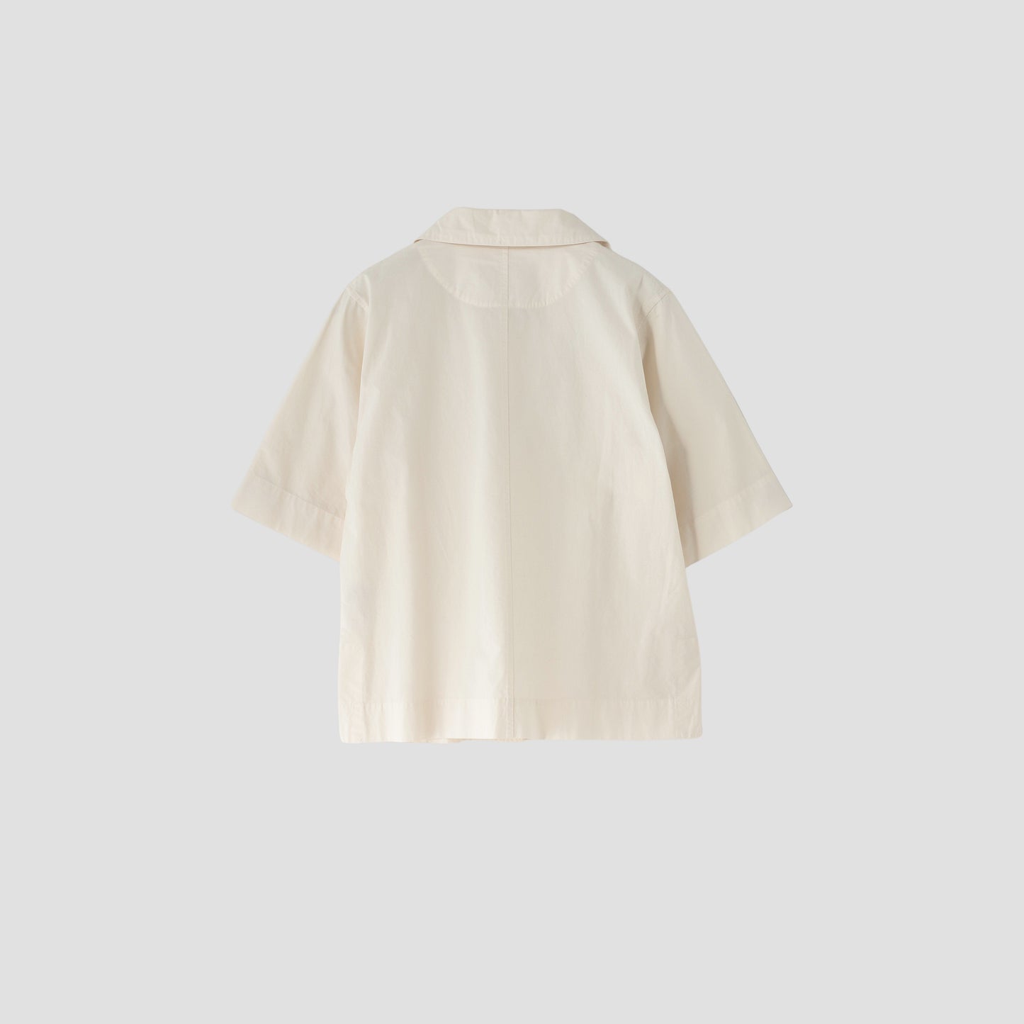HIGH TWISTED COTTON POPLIN SHIRT