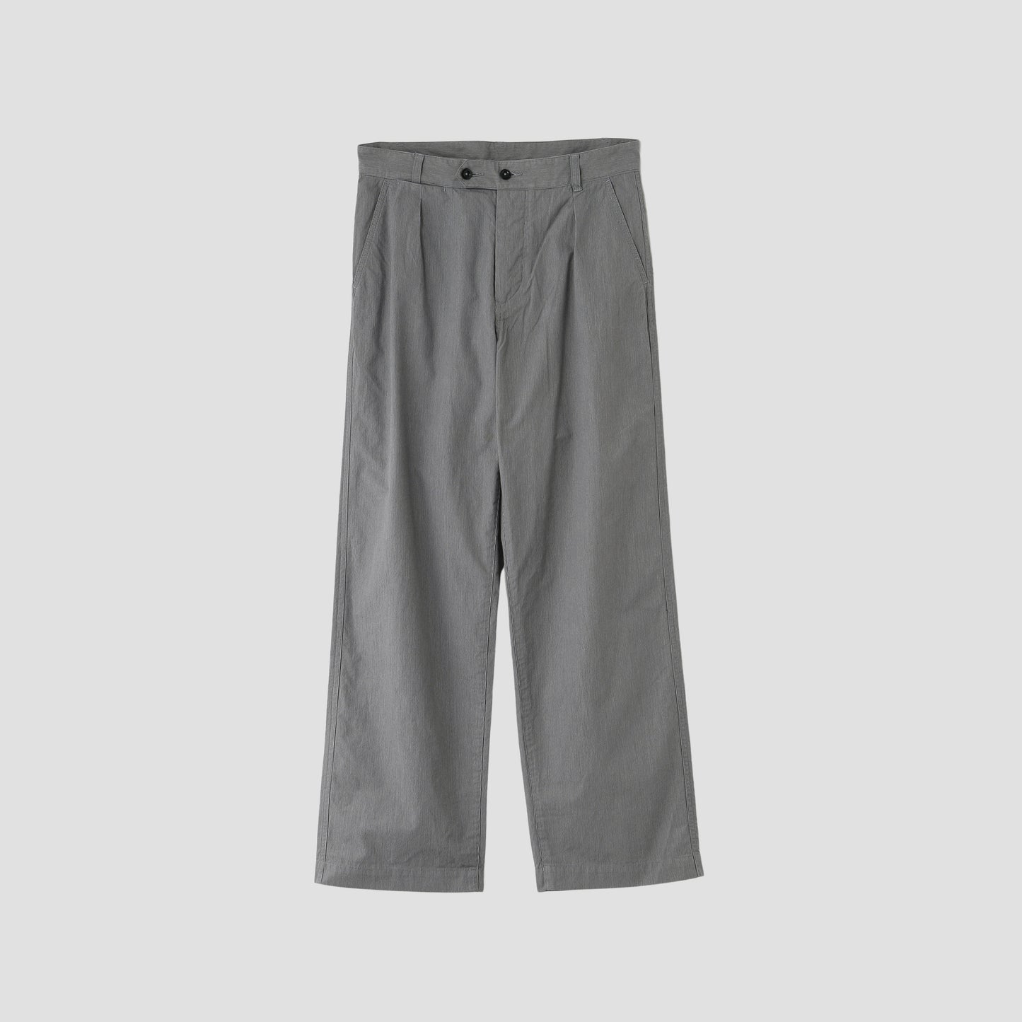 HAIRLINE COTTON TROUSERS