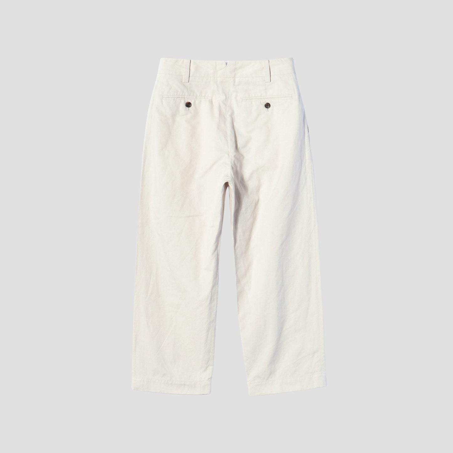 COTTON LINEN SILK TROUSERS