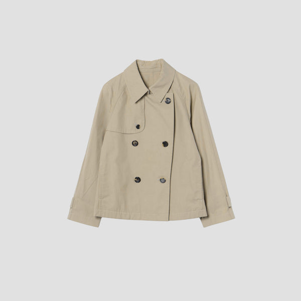 COMPACT COTTON TWILL COAT