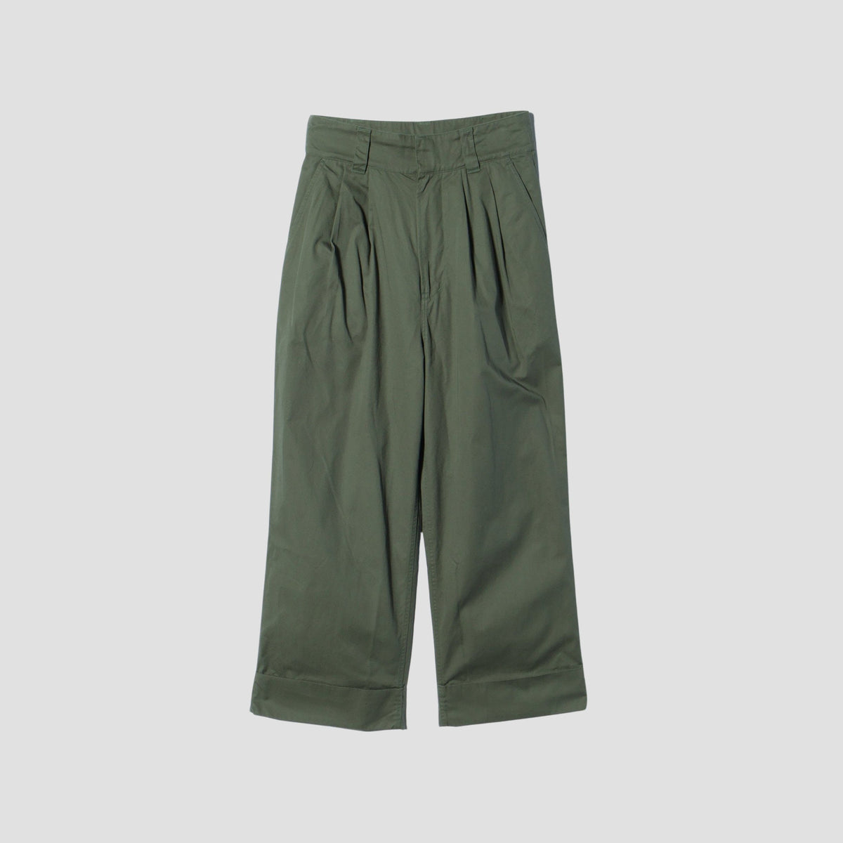 SOFT DENSE COTTON TROUSERS