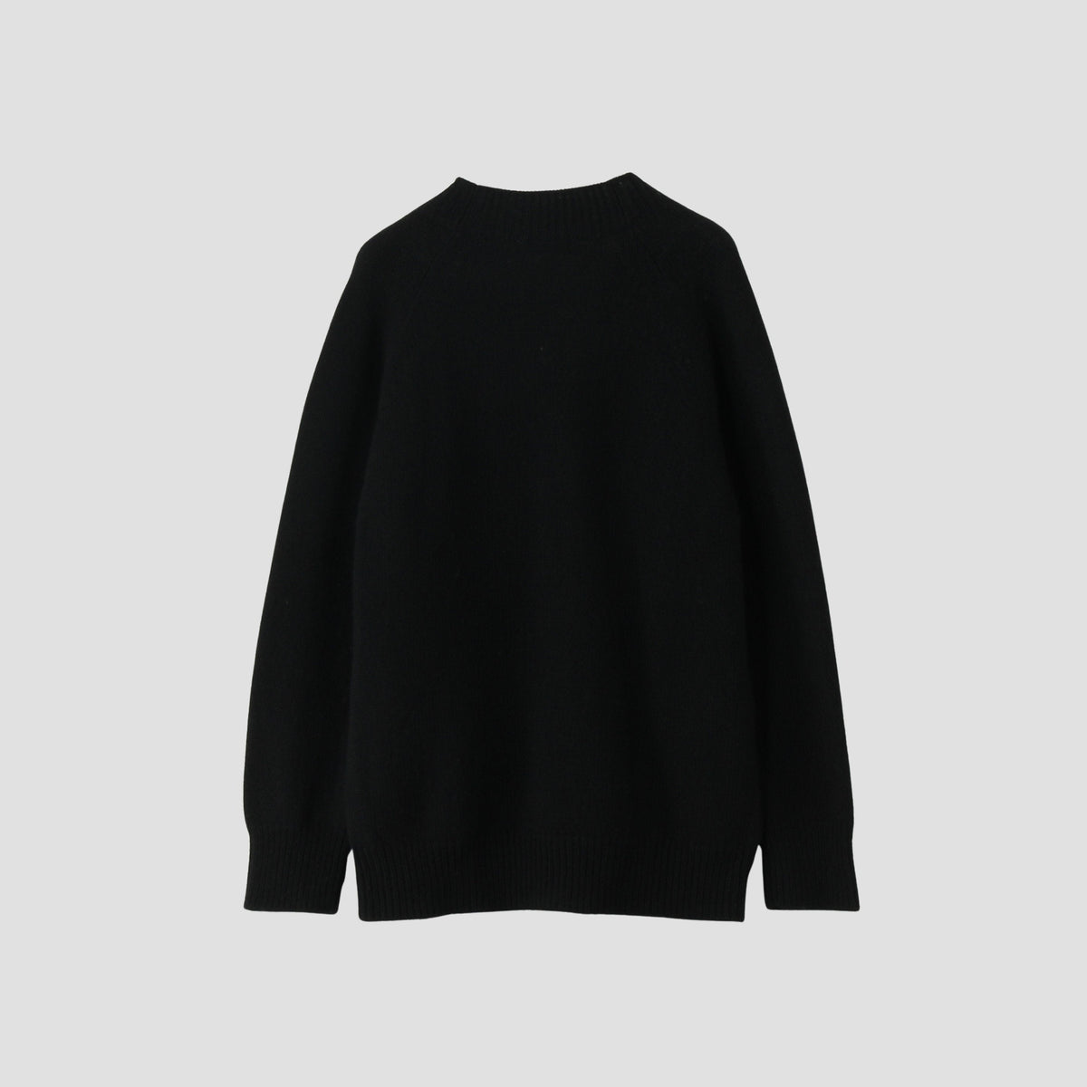 RIB COLLAR CARDIGAN KNIT
