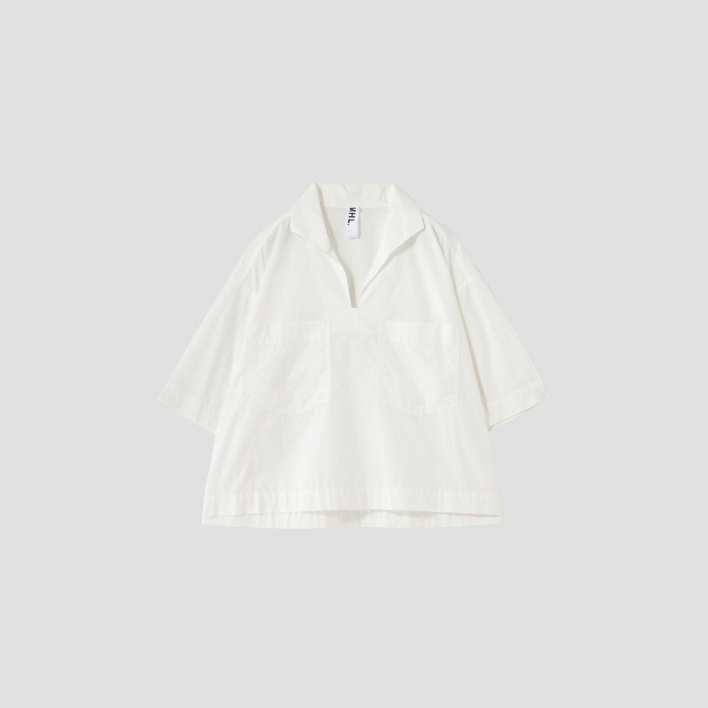 GARMENT DYE COTTON POPLIN SHIRT
