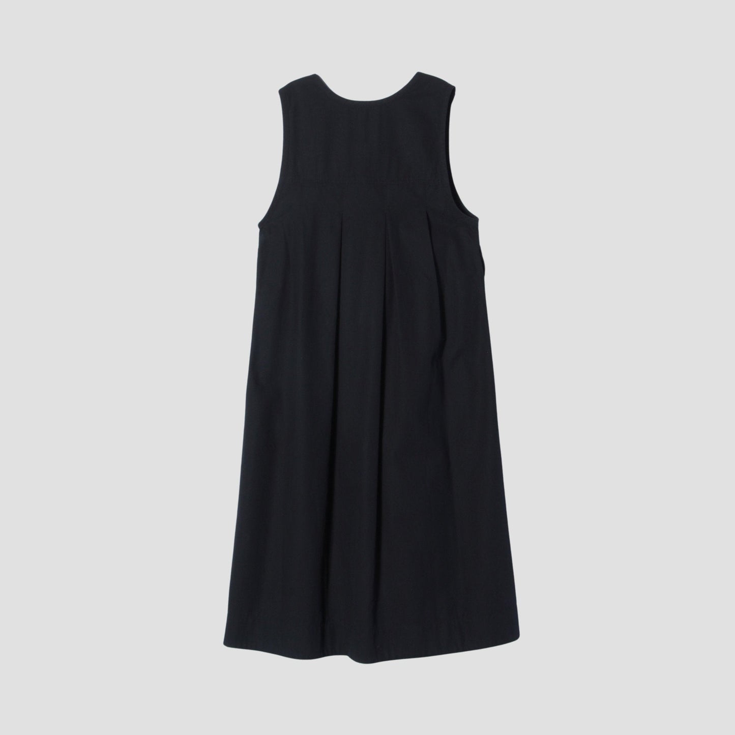 TWISTED ORGANIC COTTON TWILL DRESS