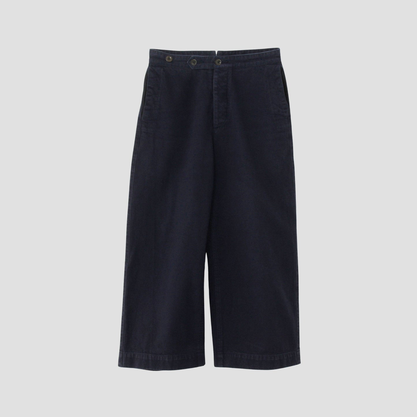 YARN DYE TWILL TROUSERS