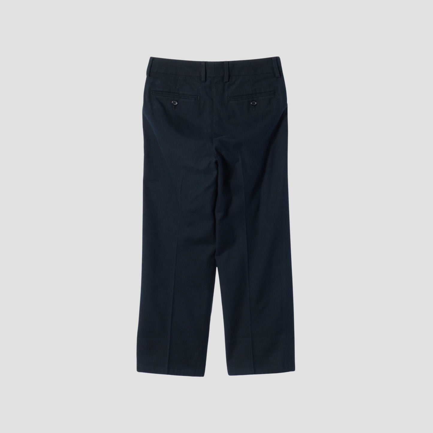 BRUSHED COTTON WOOL TROUSERS