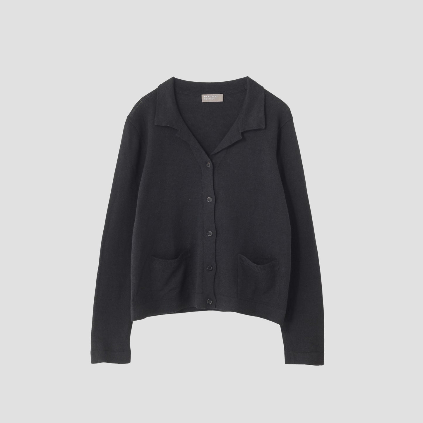 TWISTED LINEN COTTON CARDIGAN KNIT
