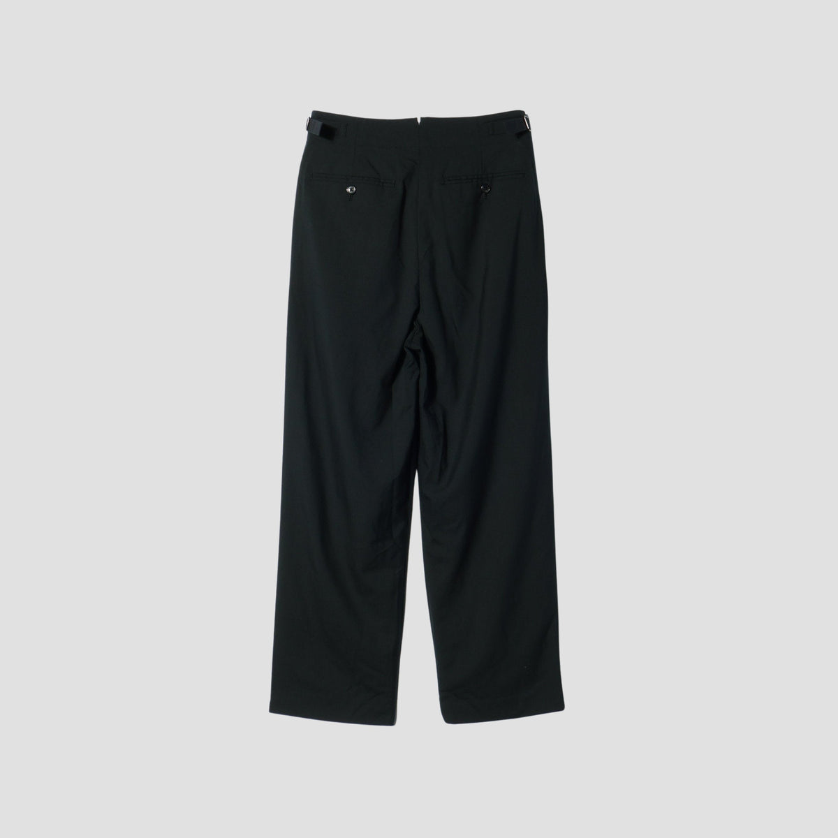 FINE WOOL POPLIN TROUSERS