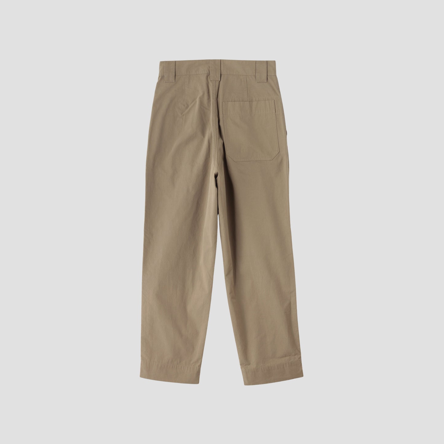 DRY COTTON PLAINWEAVE TROUSERS