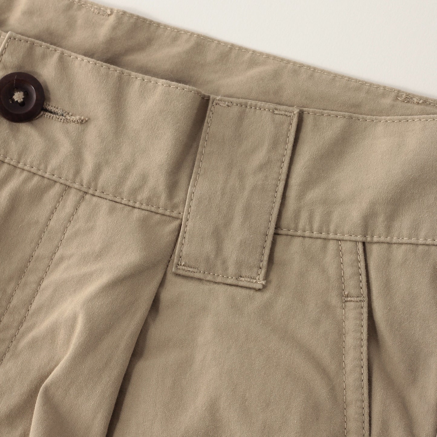 DRY COTTON PLAINWEAVE TROUSERS